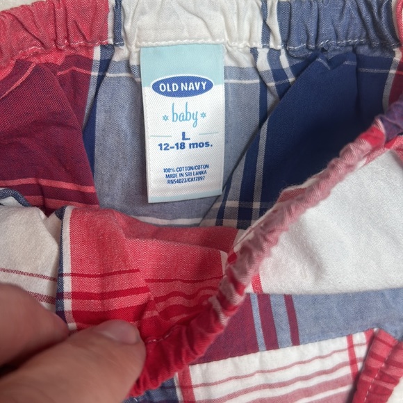 Old Navy Red, White, And Blue Forth Of July Plaid Dress Set - Picture 5 of 9
